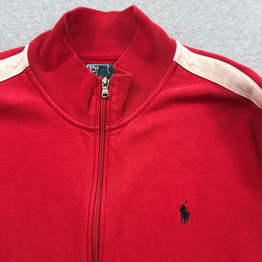 Polo Ralph Lauren Track Jacket Mens Xxl Red Racing St… - Gem